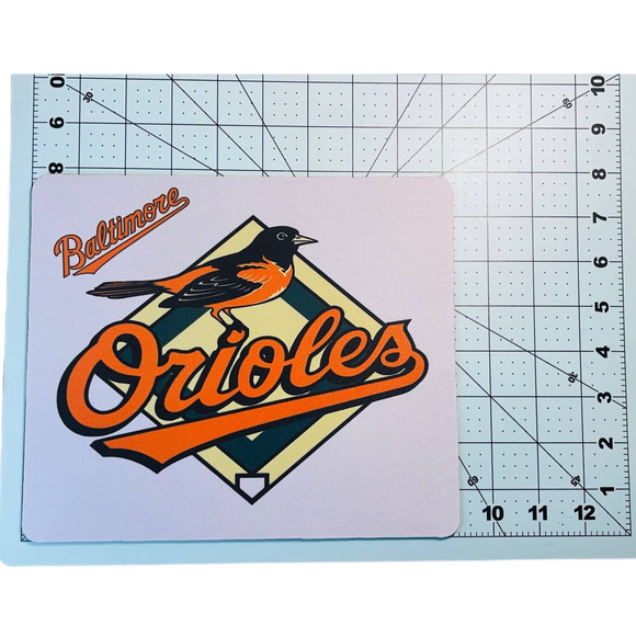 ORIOLES BASEBALL HIGH QUALITY MOUSE PAD MAT MADE TO ORDER - Picture 2 of 4